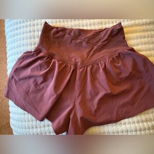 Women's Aerie Crossover High-Waisted Shorts
